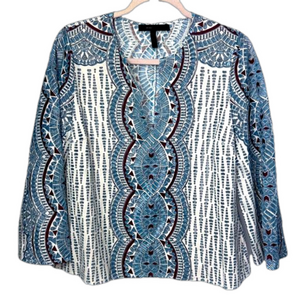 BCBG Maxazaria Kyndal Long Sleeve Top